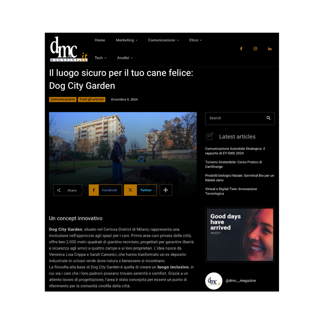 DMC Magazine, 9 dicembre 2024